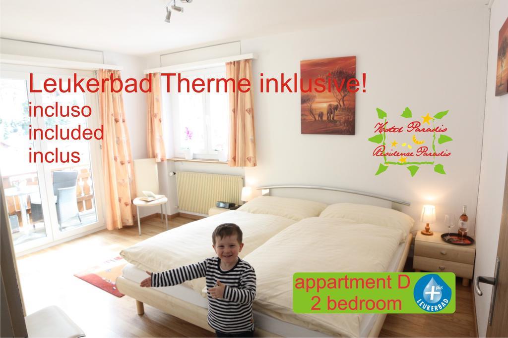 Hotel Paradis-Leukerbad-Therme Luaran gambar