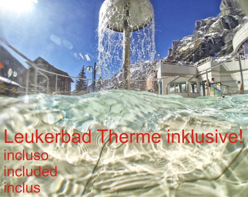 Hotel Paradis-Leukerbad-Therme Luaran gambar