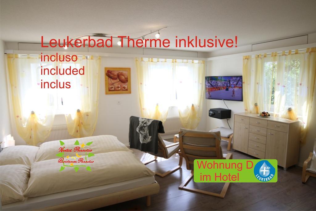 Hotel Paradis-Leukerbad-Therme Luaran gambar