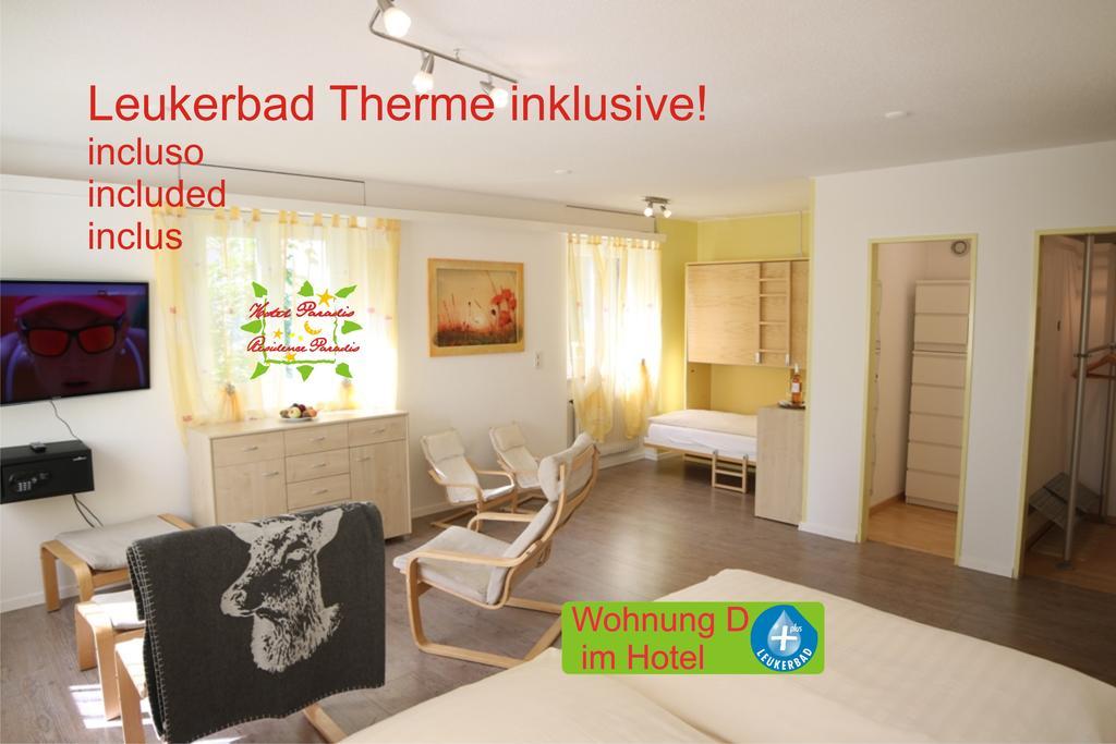 Hotel Paradis-Leukerbad-Therme Luaran gambar